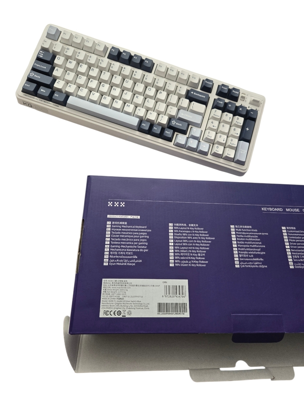 Machenike KG98 Mechanical Keyboard,Hot Swappable Custom Gaming Keyboard - Picture 7 of 15